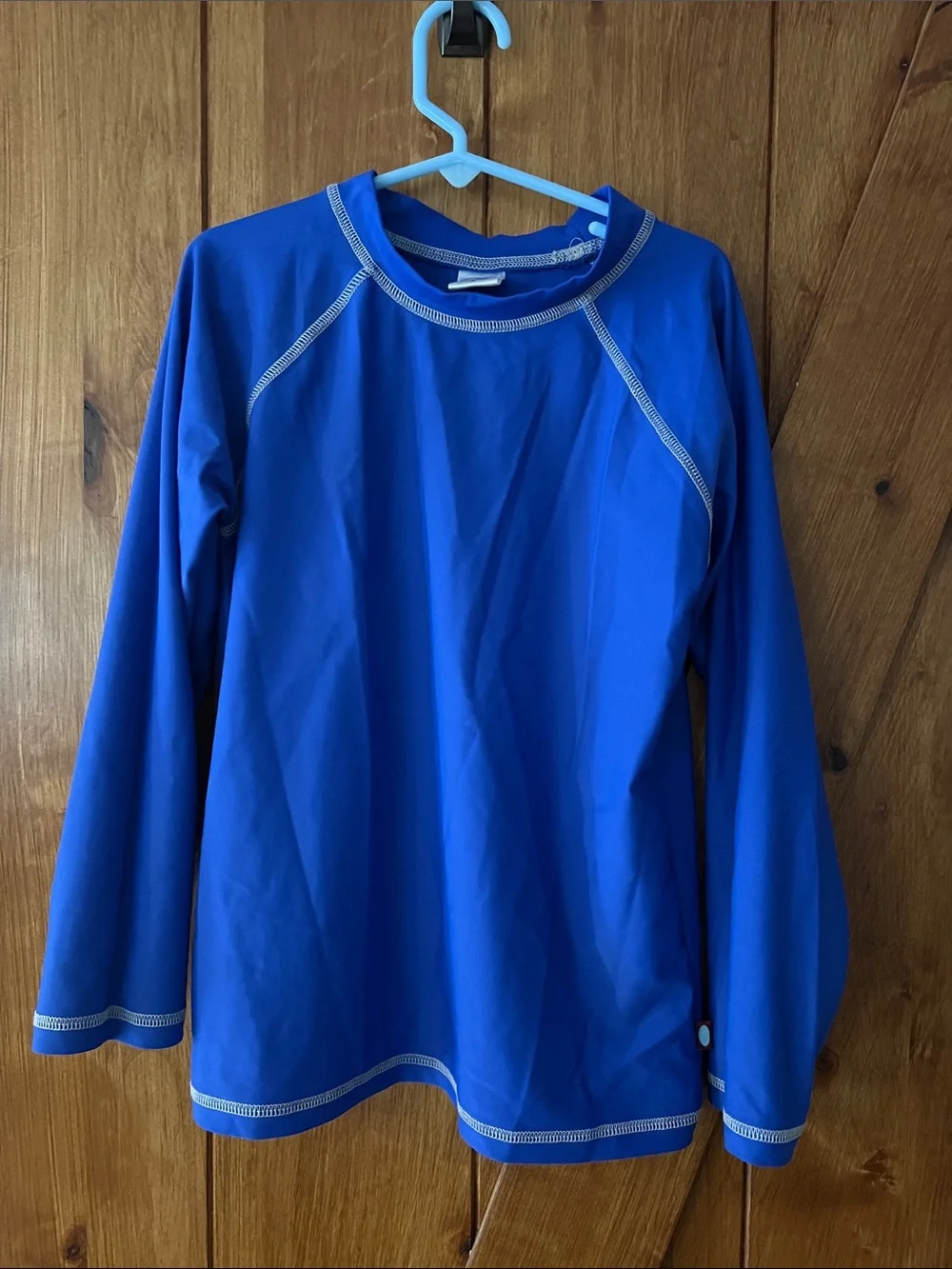 Bright Royal Blue Long Sleeve Swim Shirt